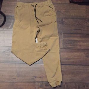 Men’s small khaki joggers ne(x)t level flex